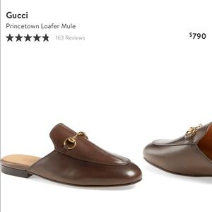 Gucci Princetown Loafer Mule- brown